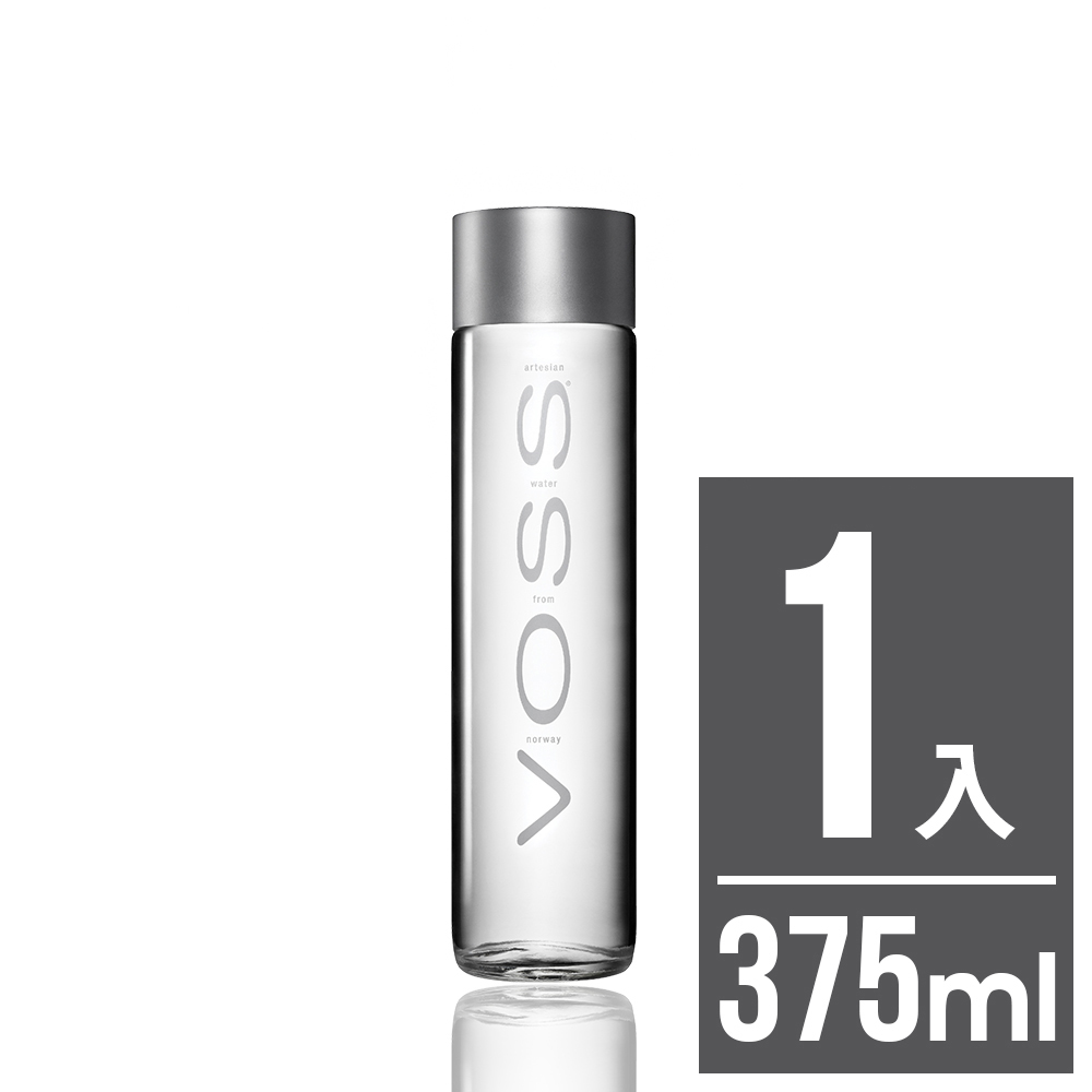 VOSS芙絲 挪威礦泉水(375ml)-銀蓋玻璃瓶