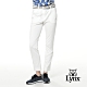 【Lynx Golf】女款日本進口布料造型口袋燙鑽設計窄管九分褲-牙白色 product thumbnail 2