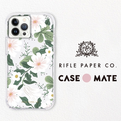 美國 Case-Mate iPhone 13 Pro Max Rifle Paper Co. 限量聯名款防摔抗菌手機保護殼 - 小花柳葉菜