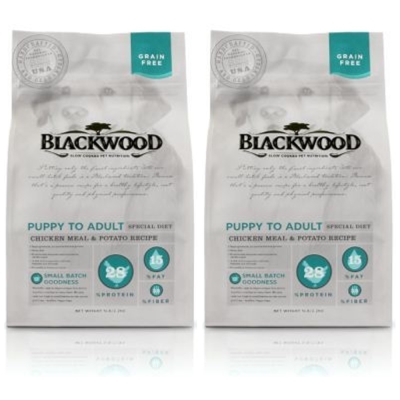 BlackWood 柏萊富 低敏純淨(雞肉+碗豆)無榖全齡犬糧 5磅 2包