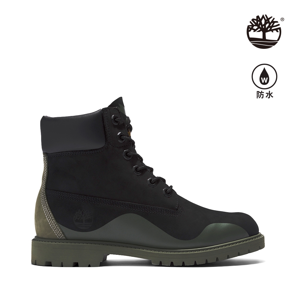 Timberland 女款黑色磨砂革防水6吋靴|A5NB9001