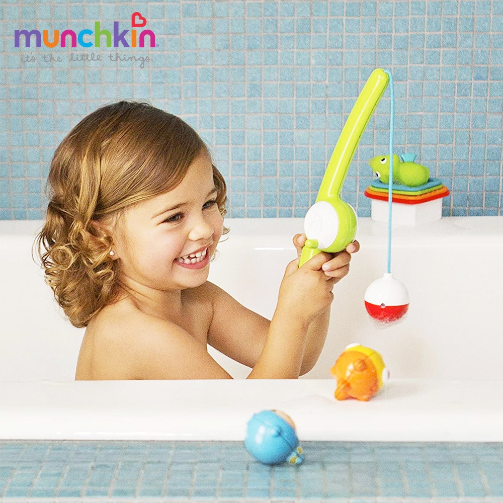 munchkin滿趣健-釣魚洗澡玩具