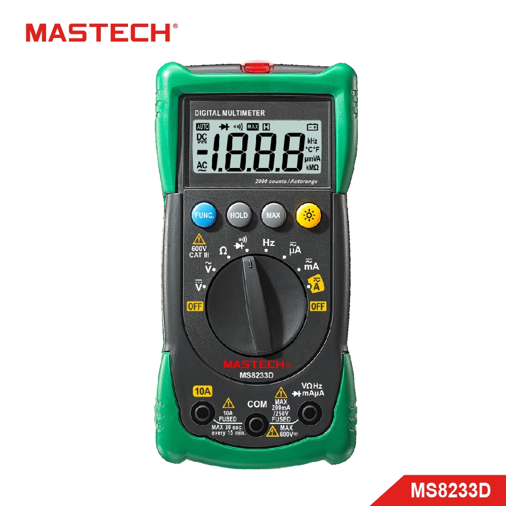 MASTECH 邁世 MS8233D 數字萬用表