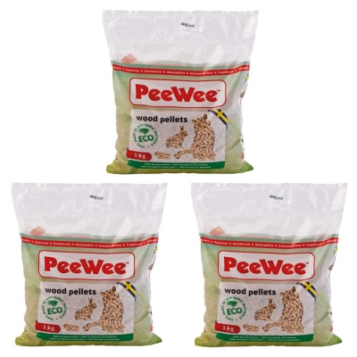 peewee必威 強效松木砂 3kg x 3包入