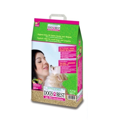 德國凱優DOG′S BEST-犬專用凝結木屑砂 4.3kg｜10L x 4入組