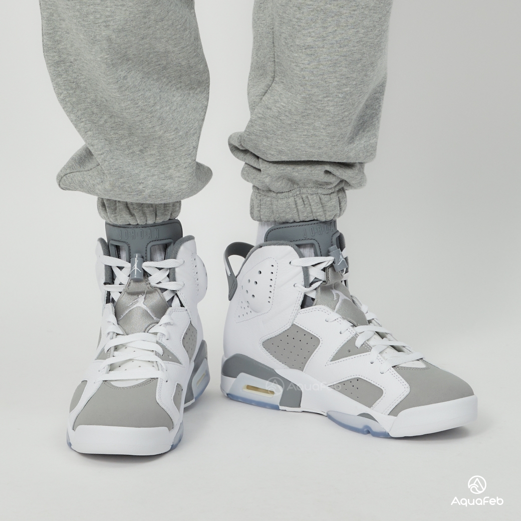 Nike Jordan 6 Retro Cool Grey 男鞋白灰色經典喬丹運動休閒鞋CT8529