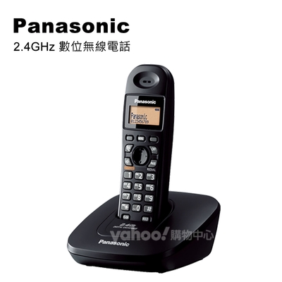 panasonic 國際牌 2.4ghz無線電話 kx-tg3611 (經典黑)