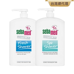 (2入組)sebamed施巴 運動沐浴乳1000ml(麝香/花香)