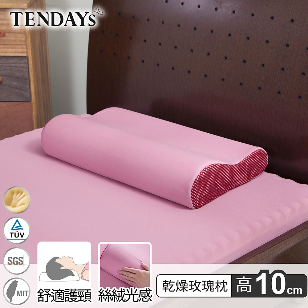 TENDAYS 玩色柔眠記憶枕(乾燥玫瑰) 10cm