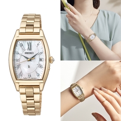 SEIKO 精工 LUKIA 花藝聯名真鑽太陽能鈦金屬 電波女錶-(1B32-0BA0G/SSQW074J)_SK043