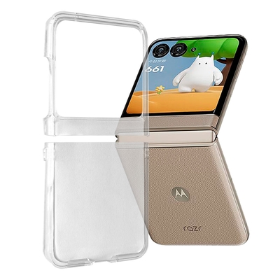 Metal-Slim Motorola Razr 50 高抗刮PC透明新型保護殼