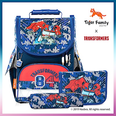 Tiger Family聯名款小貴族超輕量護脊書包-變形金剛柯博文(送文具袋+鉛筆盒)