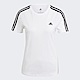 Adidas W 3s T [GL0783] 女 短袖 上衣 T恤 運動 訓練 修身 棉質 愛迪達 白 product thumbnail 1