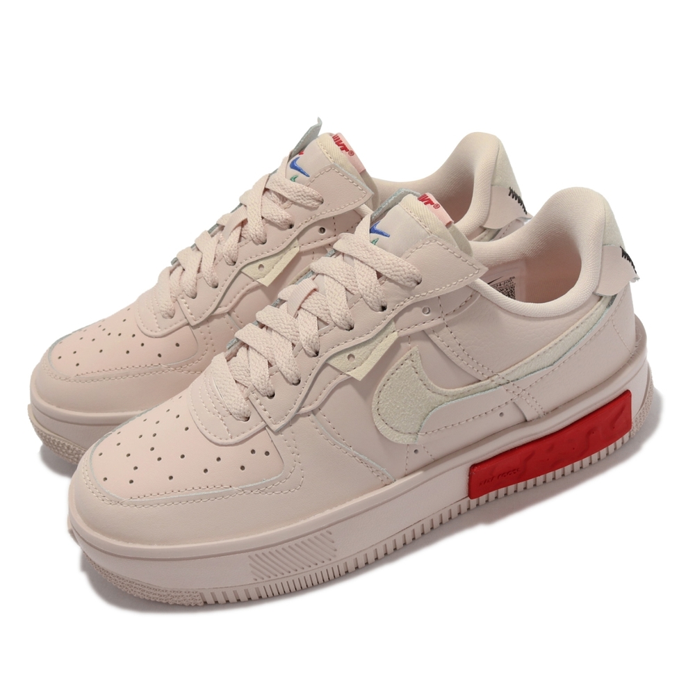 Nike 休閒鞋Air Force 1 Fontanka 女鞋經典款異材質拼接React避震穿搭