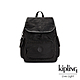 Kipling 個性都市黑拉鍊掀蓋後背包-CITY PACK S product thumbnail 1