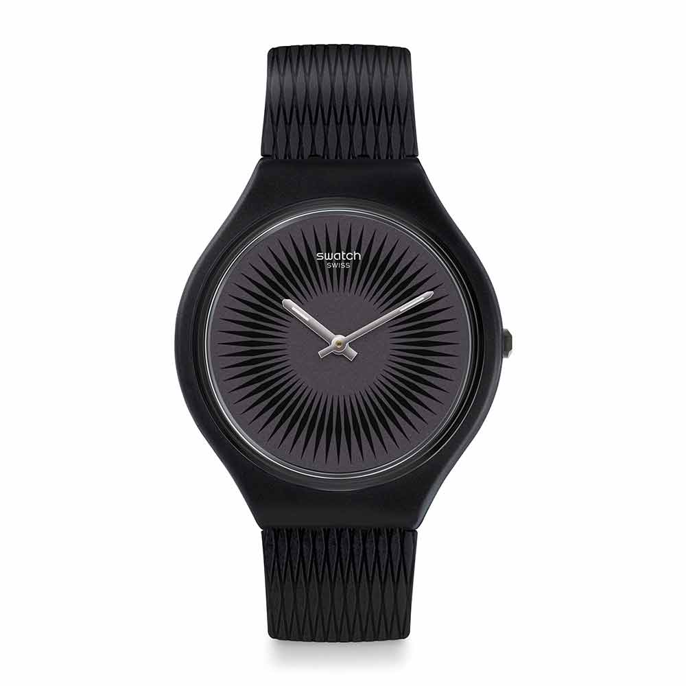 Swatch SKIN超薄系列 SKINNELLA 超薄極黑手錶