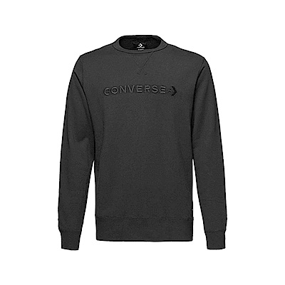 CONVERSE ESSENTIALS CREW 男 長袖上衣 黑