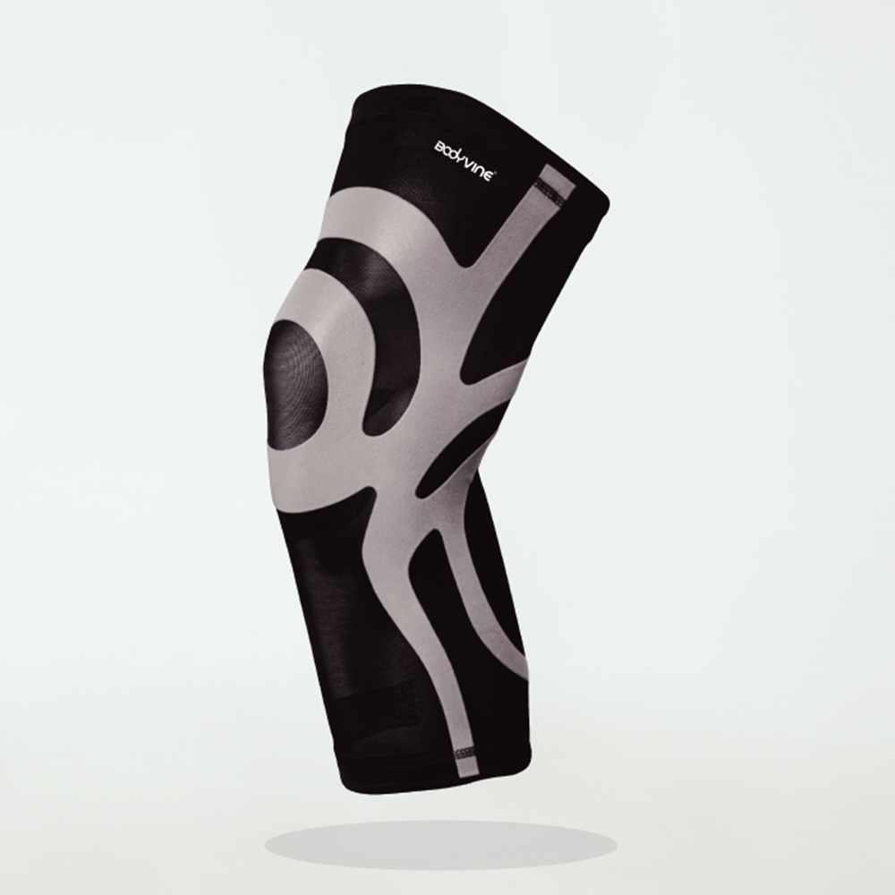 【BodyVine 巴迪蔓】超薄貼紮護膝PLUS (1入) 運動防護 運動護具 運動護膝(CT-1551)