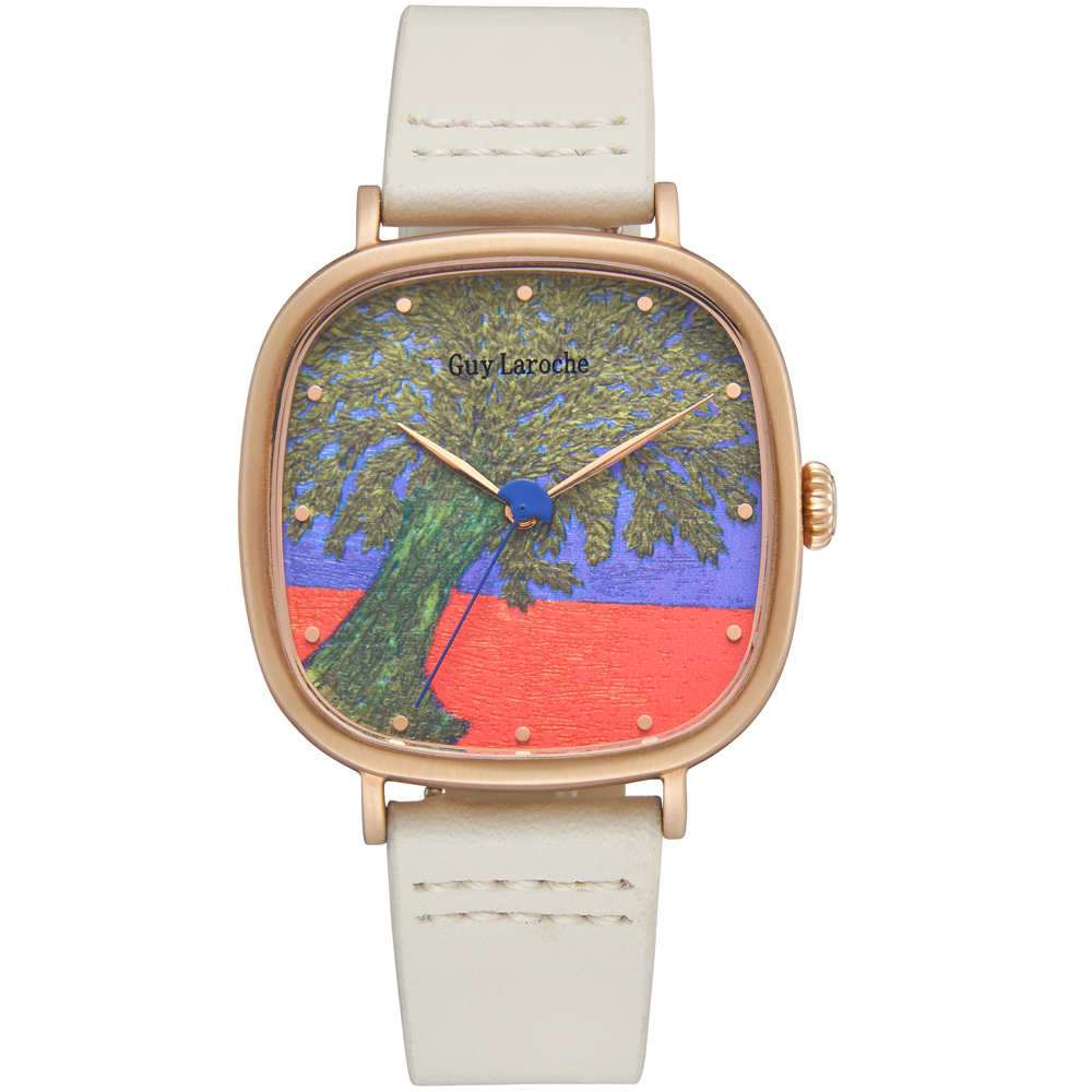 姬龍雪Guy Laroche Timepieces藝術系列腕錶-艾米麗娜