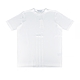 Y-3 20週年紀念款白字LOGO白色直條紋設計純棉短袖圓領T恤(男/白) product thumbnail 1