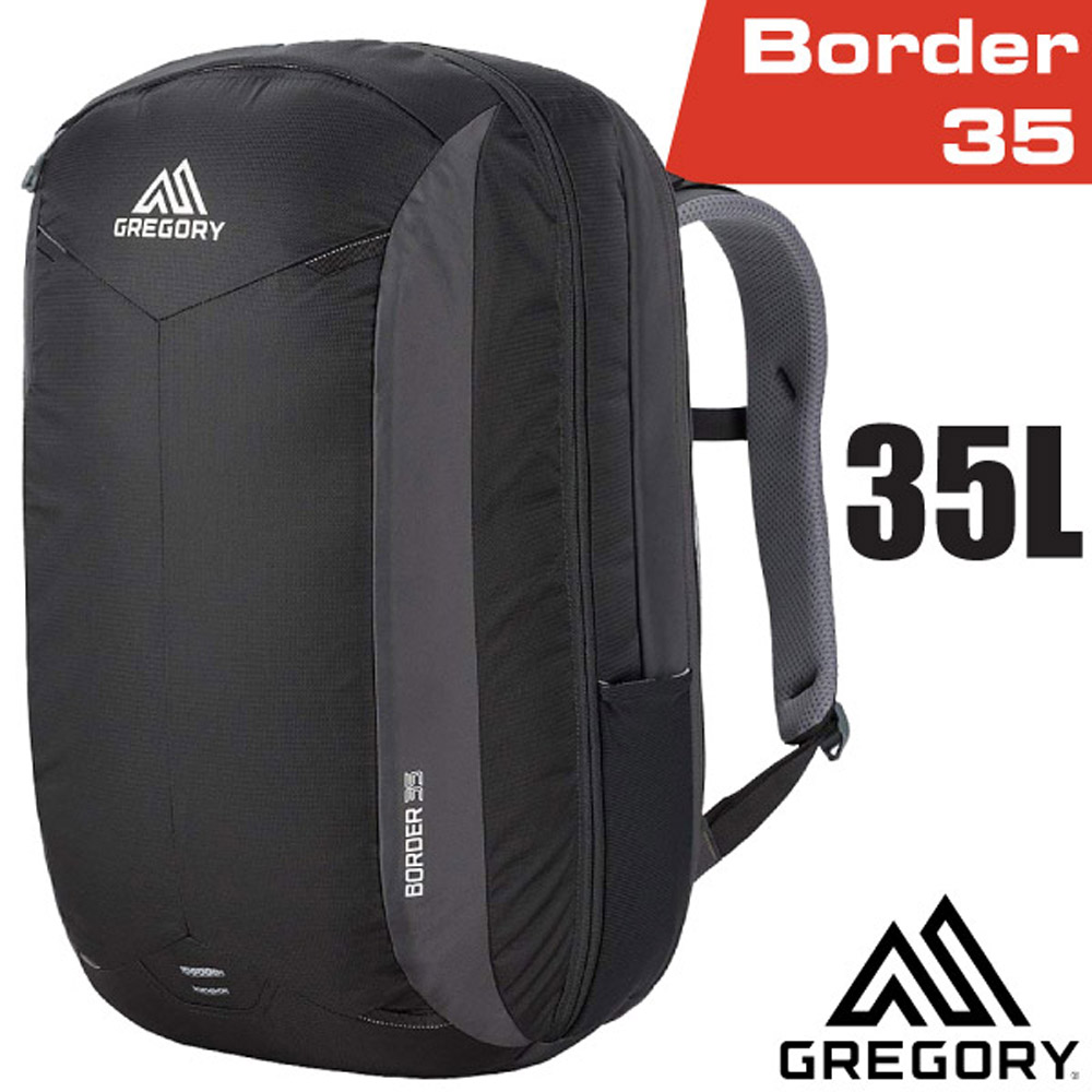 美國 GREGORY 新款 Border 35 專業輕量電腦後背包_像素黑