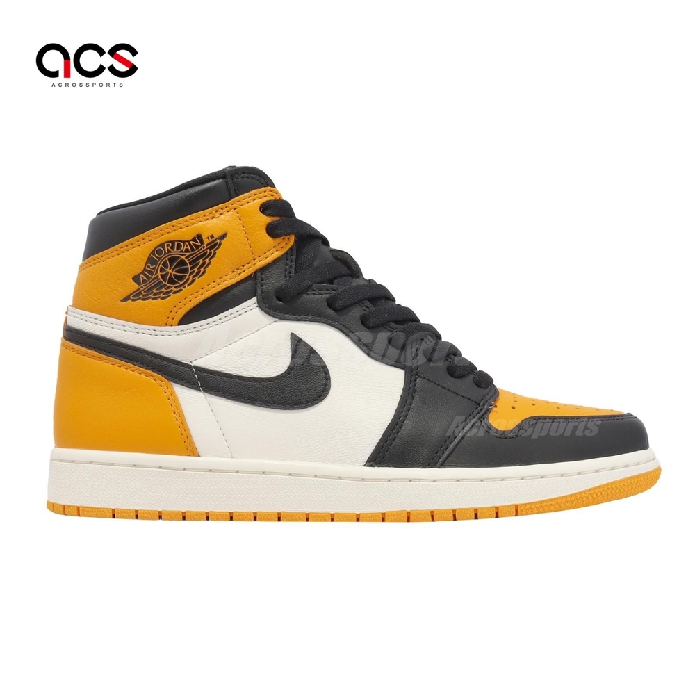 Nike 休閒鞋Air Jordan 1 Retro High OG 男鞋黑黃Taxi 計程車AJ1