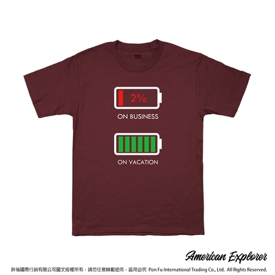 American Explorer 美國探險家 印花T恤(客製商品無法退換) 圓領 美國棉 T-Shirt 獨家設計款 棉質 短袖 -電力排行