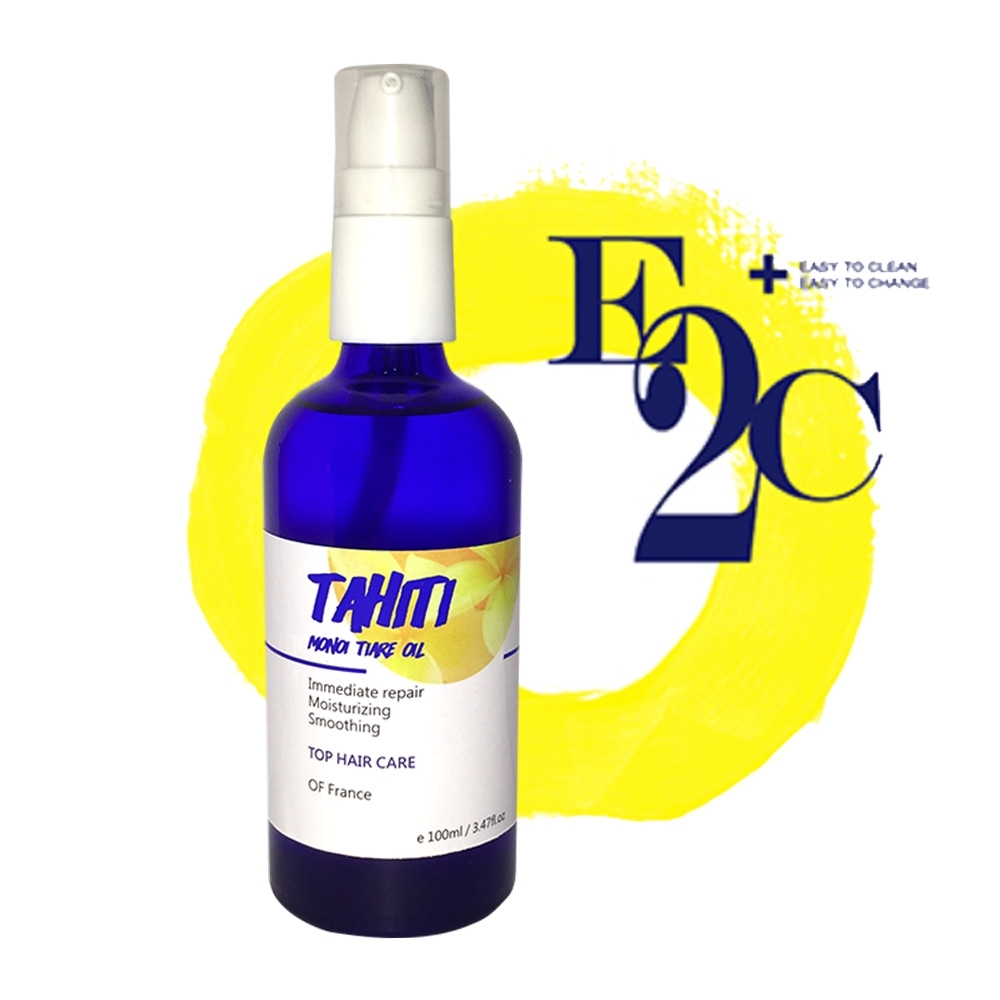 E2C美肌殿堂 TAHITI大溪地梔子花順髮油100ml