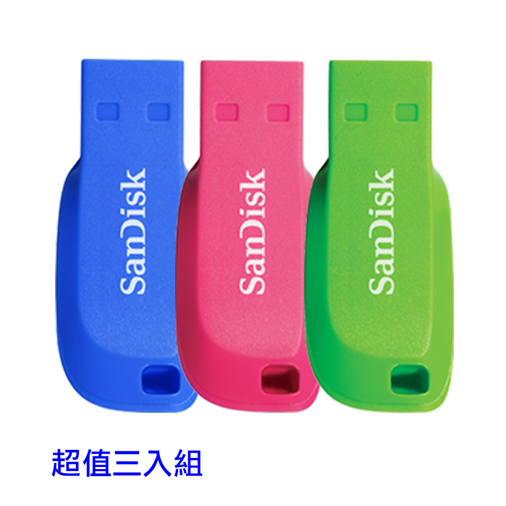 Sandisk Cruzer Blade Cz50 Usb 隨身碟32gb 超值三入組 32gb Yahoo奇摩購物中心