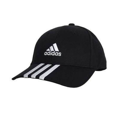 ADIDAS 運動帽-防曬 遮陽 運動 帽子 純棉 愛迪達 IB3242 黑白