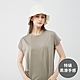 GIORDANO 女裝純棉奢滑抓皺上衣 - 55 苔綠 product thumbnail 1