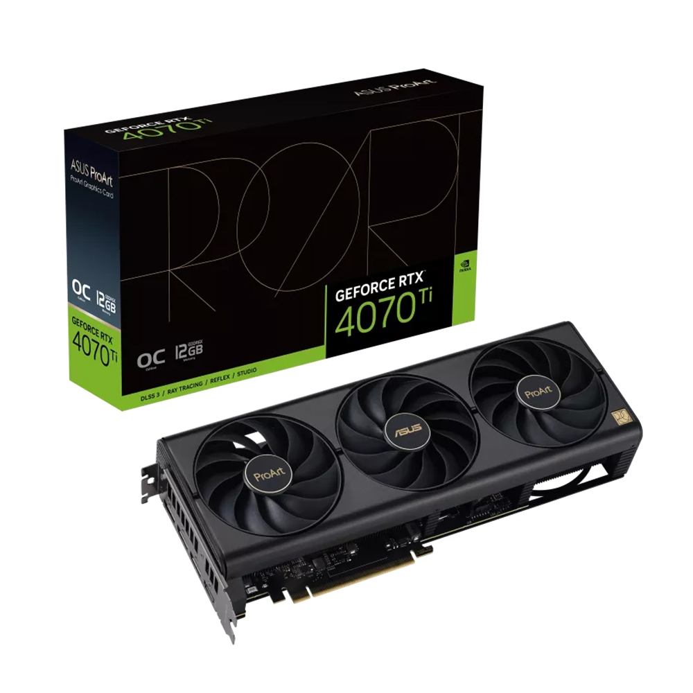 華碩PROART-RTX4070TI-O12G 顯示卡+華碩TUF GAMING 1200W ATX3.0 金牌