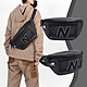 New Balance 斜肩包 Legacy Waist Bag 男女款 黑灰 側背包 腰包 PU 可調節 LAB21014BKK product thumbnail 1