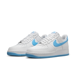 NIKE 休閒鞋 男鞋 運動鞋 AF1 AIR FORCE 1 07 AIR FORCE 白藍 FQ4296-100