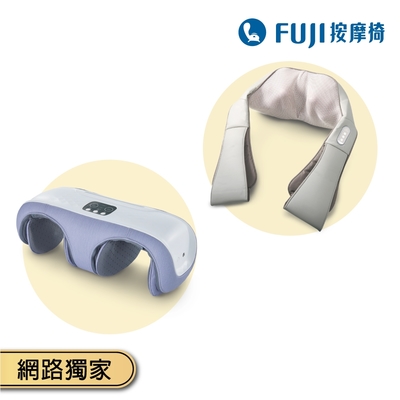 FUJI按摩椅 膝力康膝腿按摩器+肩頸揉捏按摩器(FG-512+FG-277)