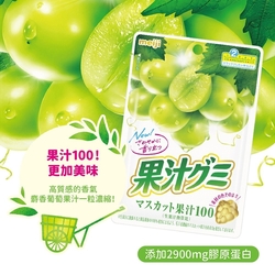 【Meiji 明治】果汁QQ軟糖 麝香葡萄口味(54g/包)