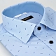 金安德森 藍底藍雙箭窄版長袖襯衫fast product thumbnail 1