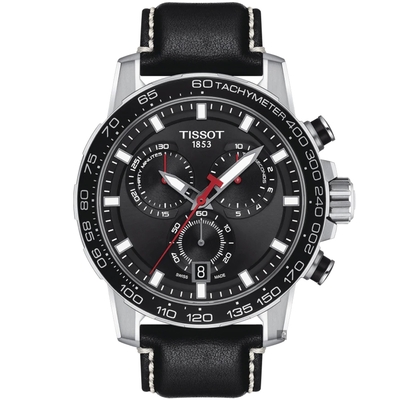 TISSOT 天梭 官方授權 Supersport 計時手錶 迎春好禮-45.5mm T1256171605100