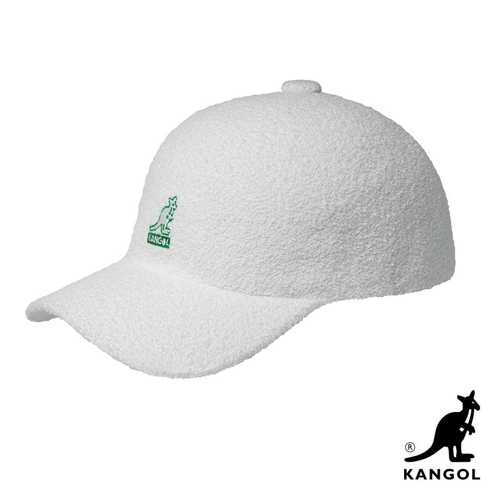 KANGOL-BERMUDA ELASTIC 棒球帽-白色