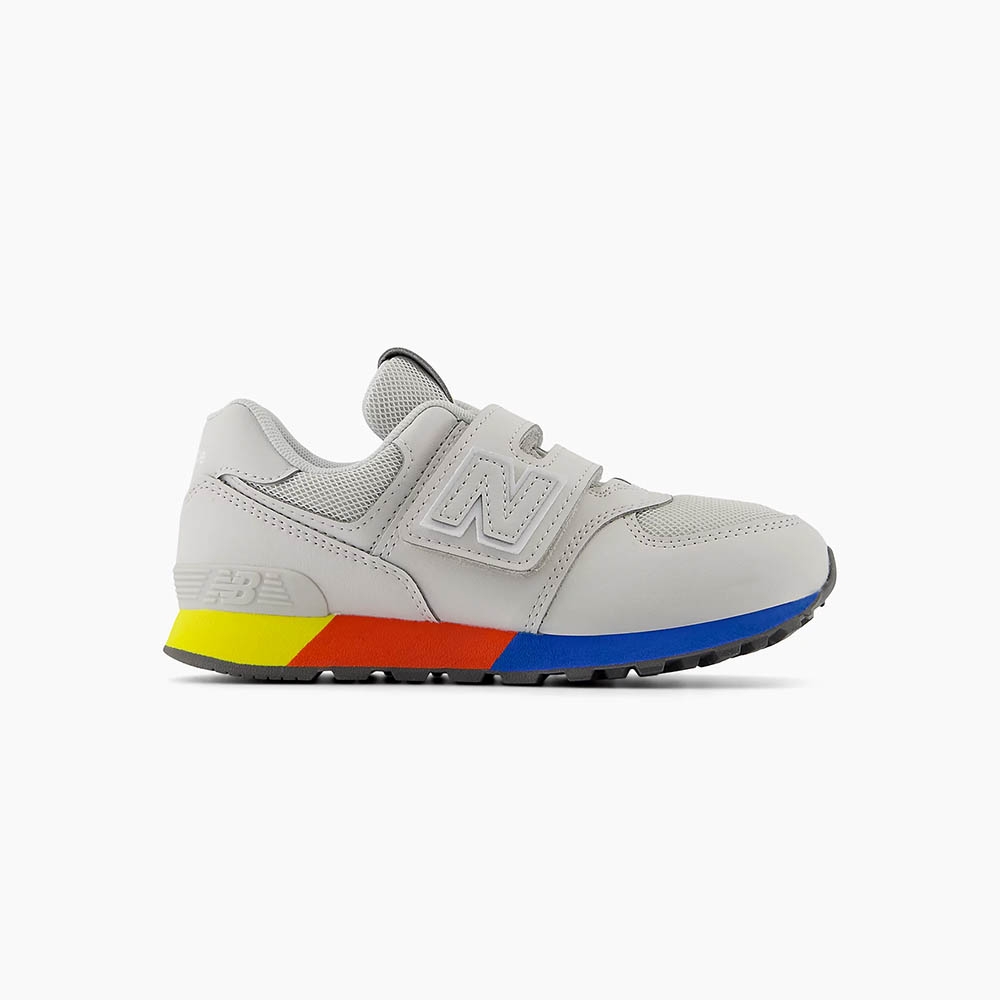 New Balance NB 574 中童 灰白色 童鞋 魔鬼氈 休閒鞋 PV574MSC