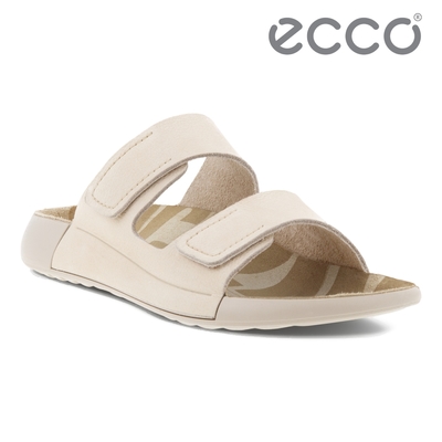 ECCO 2ND COZMO W 科摩運動休閒皮革涼拖鞋 女鞋 石灰色