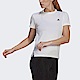 Adidas W 3S T [GL3812] 女 短袖 上衣 T恤 亞洲尺寸 運動 訓練 慢跑 健身 透氣 舒適 白 product thumbnail 1
