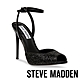 STEVE MADDEN-FOXXIE 鑽面魚口繞踝高跟鞋-黑色 product thumbnail 1