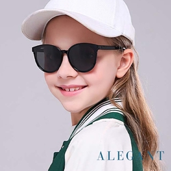 ALEGANT3-8歲象牙黑中性兒童專用輕量彈性太陽眼鏡│UV400墨鏡│多色任選│台灣品牌