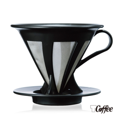 TCoffee HARIO-V60免濾紙黑色濾杯