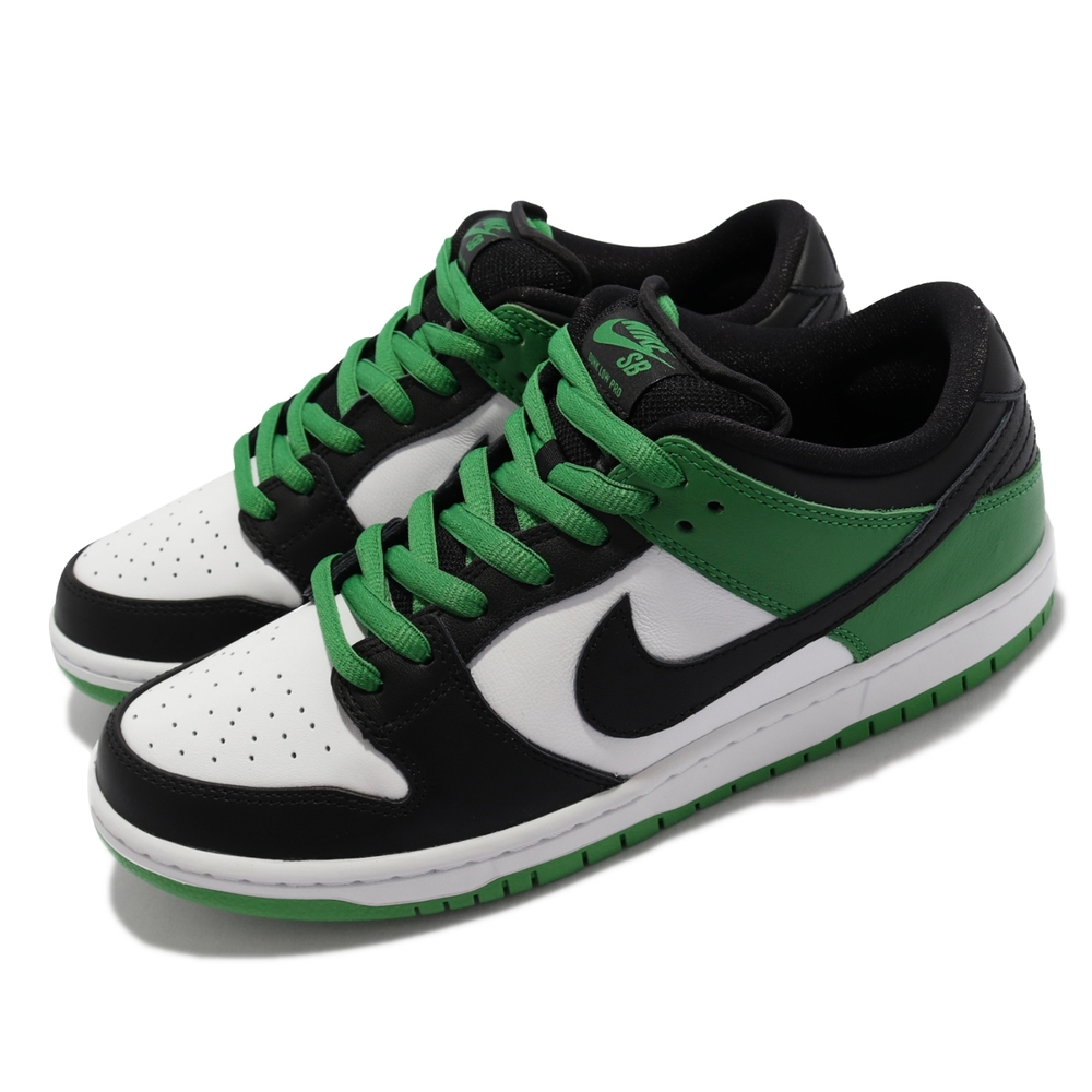 Nike 休閒鞋 SB Dunk Low PRO 運動 男鞋 厚鞋舌 滑板 氣墊避震 皮革 舒適 穿搭 綠 黑 BQ6817-302