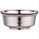 PUSH!廚房用品雙層隔熱304不鏽鋼加深防滑碗雙層湯碗防燙碗(14cm)E132 product thumbnail 1