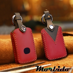 Morbido蒙彼多 MAZDA3/6/CX-30牛皮汽車鑰匙套 3鍵
