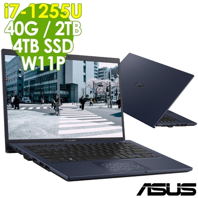 ASUS ExpertBook B1508CBA T-0221A1255U 雙碟筆電 (i7-1255U/8G+32G/4TB SSD+2TB/W11P)特仕筆電