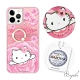 三麗鷗 Kitty iPhone 12 / 12 Pro 6.1吋施華彩鑽減震指環扣手機殼-凱蒂晚禮服 product thumbnail 1